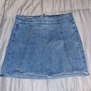 Pacsun blue jean skirt